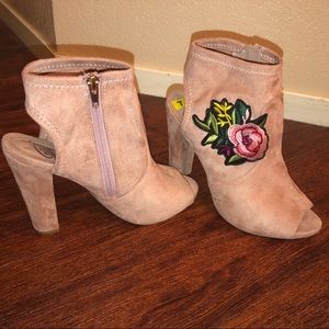 Suede Booties